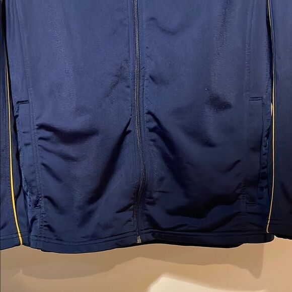 Reebok Men's Navy Jacket with Gold Accents - Picture 4 of 8